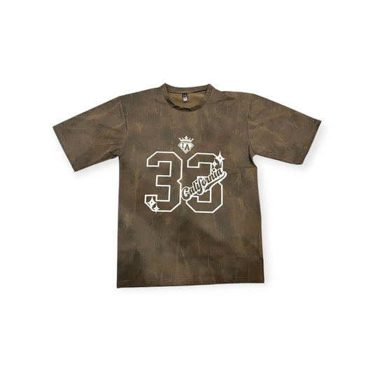 Slim Fit “33 California” Graphic T-Shirt | Premium Cotton Streetwear Tee