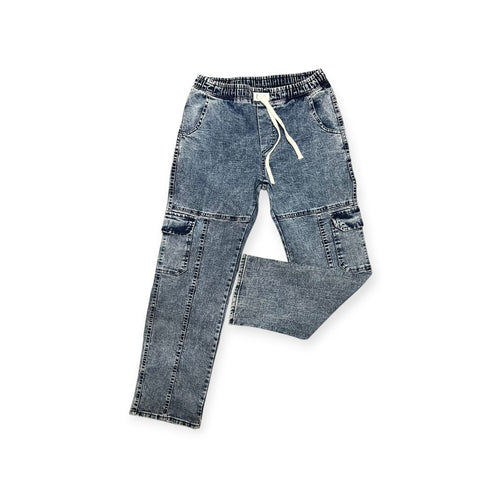 Baggy Fit Cargo Denim Pants | Premium Streetwear Loose Fit Jeans