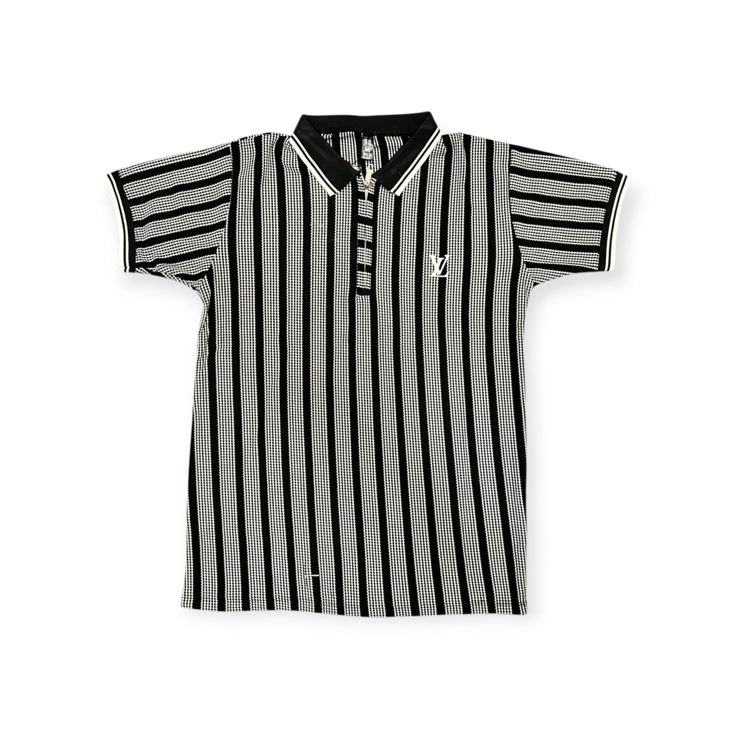 Slim Fit Striped Polo T-Shirt | Old Money Aesthetic Premium Cotton Polo