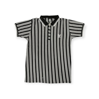Slim Fit Striped Polo T-Shirt | Old Money Aesthetic Premium Cotton Polo