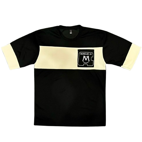 Down Shoulder Contrast Panel T-Shirt | Premium Cotton Streetwear Tee