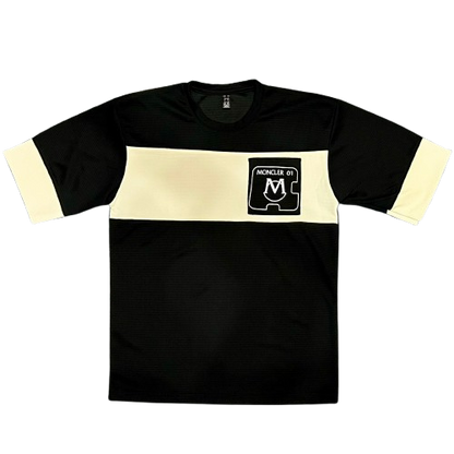 Down Shoulder Contrast Panel T-Shirt | Premium Cotton Streetwear Tee