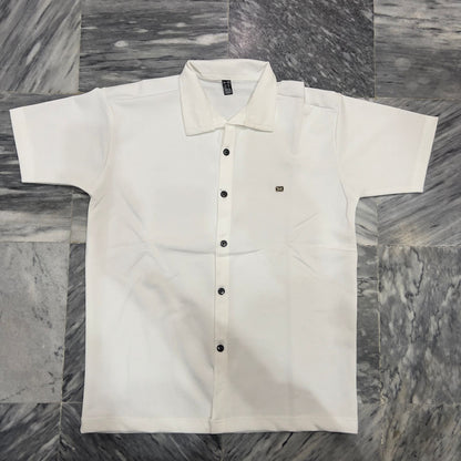 Beige Coat Color Shirt | Premium Cotton Smart Casual Tee