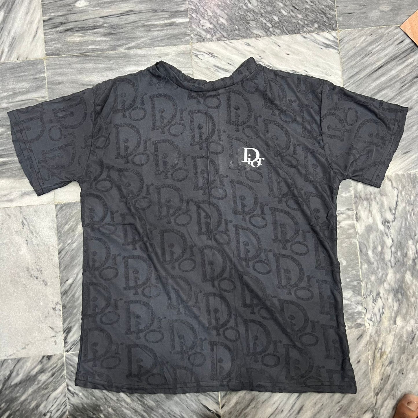 Christian Dior Monogram Beige T-Shirt | Luxury Designer Cotton Tee
