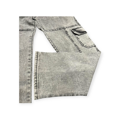 Baggy Fit Cargo Denim Pants | Premium Streetwear Loose Fit Jeans